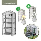 VegTrug® Gewächshaus grey wash + 2 Hauben