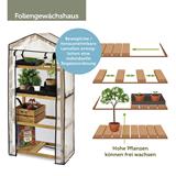 VegTrug® Gewächshaus + Beistelltisch + 2 Hauben