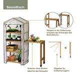 VegTrug® Gewächshaus + Beistelltisch + 2 Hauben