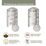 VegTrug® Gewächshaus grey wash + 2 Hauben