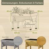 VegTrug® Hochbeet Klassik 1m, 103x76x80 cm 210l