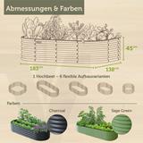 VegTub™ Modulares Metall-Hochbeet, Charcoal