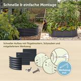 VegTub™ Modulares Metall-Hochbeet, Charcoal