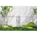 VegTrug® Aluminium Trellis Leaf Metallic Grey