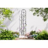 VegTrug® Aluminium Trellis Leaf Metallic Grey