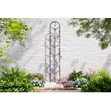 VegTrug® Aluminium Trellis Leaf Metallic Grey