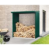 EcoStar Kaminholzregal ,TREND-V,TYP2,RAL6005 (MOOS