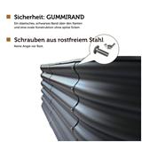 VegTub™ Modulares Metall-Hochbeet, Charcoal