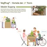 VegTrug® Hochbeet Klassik 1m, 103x76x80 cm 210l