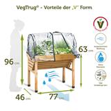VegTrug® Wallhugger Hochbeet Set S 96x77x46 cm