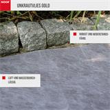 Anwendung NOOR Unktautvlies Gold