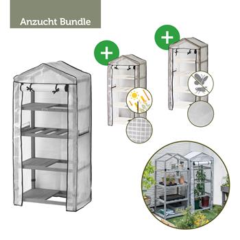 VegTrug® Gewächshaus grey wash + 2 Hauben