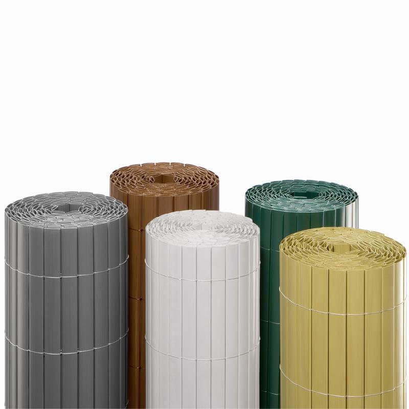 Abdeckprofil maxi für PVC Sichtschutzmatten Noor 4,5x200cm weiß 