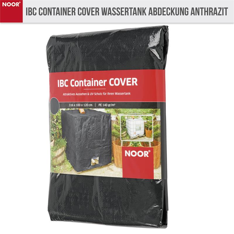 IBC Container Cover Wassertank Abdeckung anthrazit