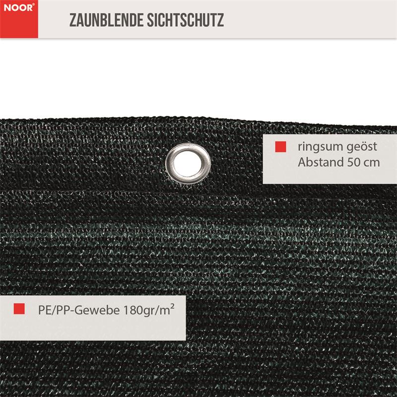 Zaunblende Sichtschutz Winddurchlässig anthrazit