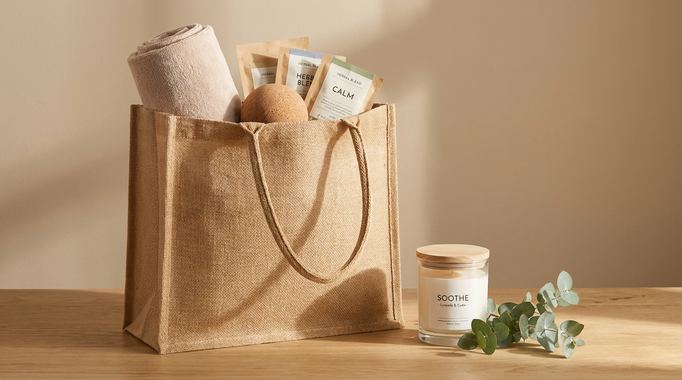 Kleine NOOR Jutetasche